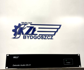 Dekoder audio DA-01 Kolejowych Zakładów Łączności z dopuszczeniem do stosowania na liniach kolejowych PKP PLK S.A.